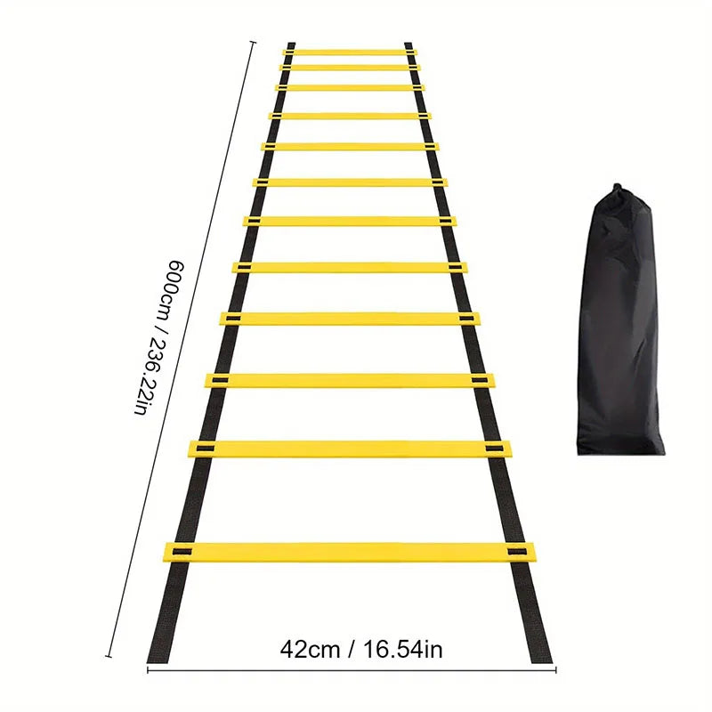 Agility Training Ladder for Kids, Speed Footwork Drill, Soccer Fitness & Coordination Workout Tool