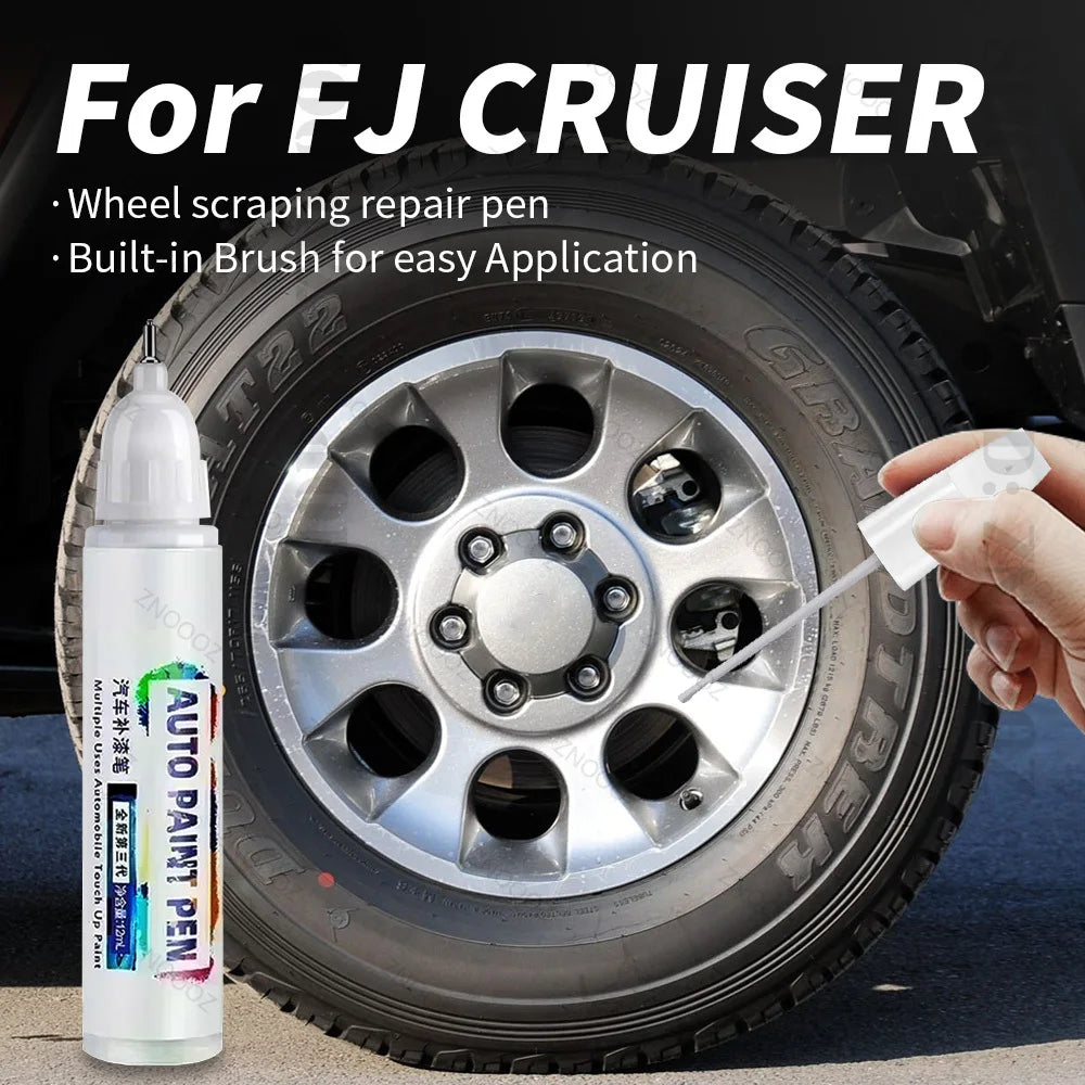 For Toyota FJ Cruiser Touch Up Paint Wheel Repair Kit Quick And Easy Wheel Scratch Repair Rim Paint For Car Wheel Repair Silver
