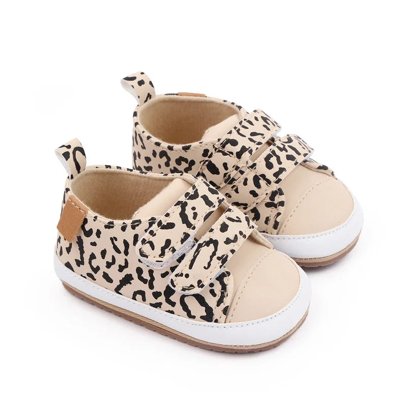 Baby Casual Sneaker Spring and Autumn Soft PU and TPR Sole Anti-slip High Quality Hot Selling 2023 New Fashion for Toddler 0-12M