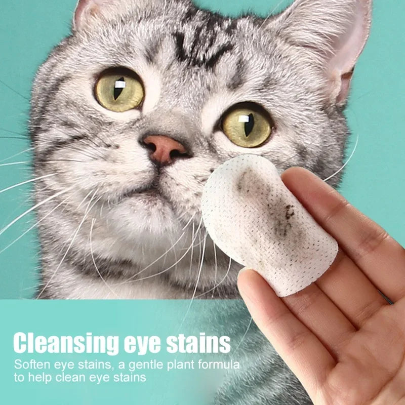 New Pet Eye Wipes Cats And Dogs Tearmark Wet Wipes Cats And Dogs Universal No Irritation Cleaning Products 130 Canned 2027