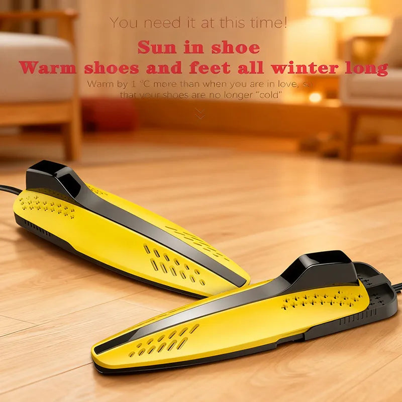 Shoe Dryers UV Sterilization Dehumidify Timer-controlled Shoe Rack Heater Deodorizer Scalable Quick Drying Shoe Dryer 2026