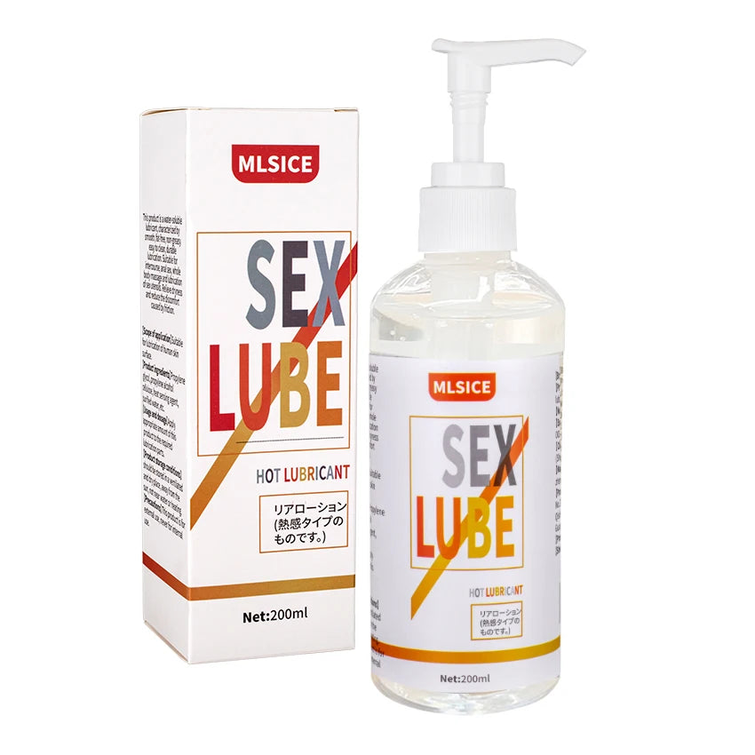 Silicone-Based Lube with Press Pump, Stringy Anal Lubricant Suitable for  Man Woman Gay Lesbian Couples Pleasure