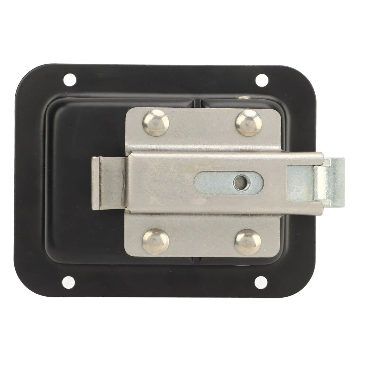 RV Toolbox Flush  Rugged Stylish  Reliable Trailer Paddle Door  Black  High Hardness for Campers
