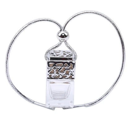 Air Freshener Ornament Perfume Bottle Pendant Essential Oils Auto Car Perfume Bottle Hanging Glass Bottle Car-styling