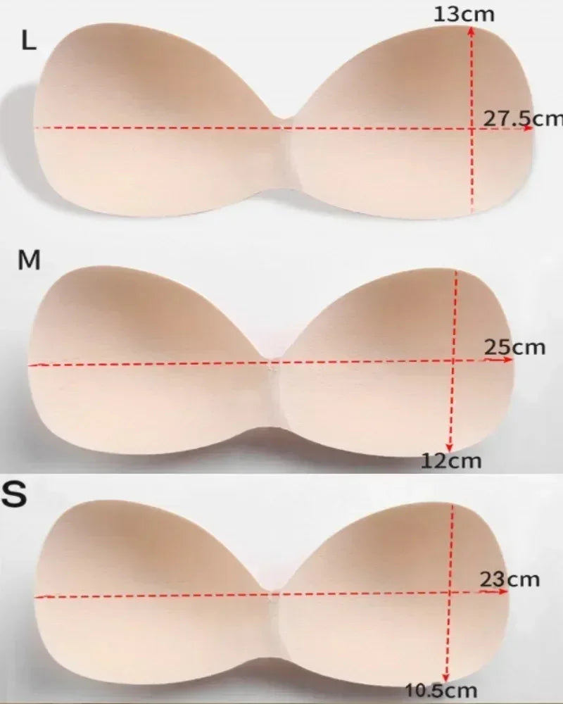1 Pair Women Summer Swimsuit Padding Inserts Sponge Foam Bra Pads Chest Cup Breast Bra Bikini Insert Chest Pad