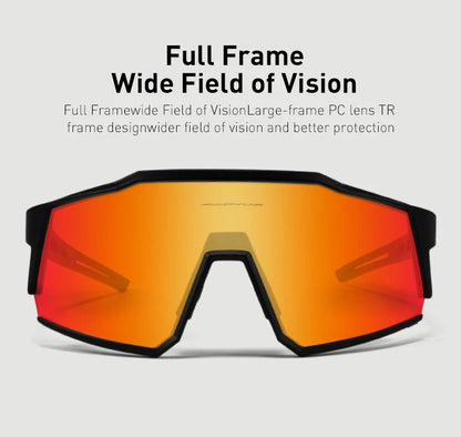 4 Lens Men Women Cycling Glasses Polarized Sport MTB Road Bike Goggles UV400 Bicycle Eyewear Fishing Running Driving Sunglasses