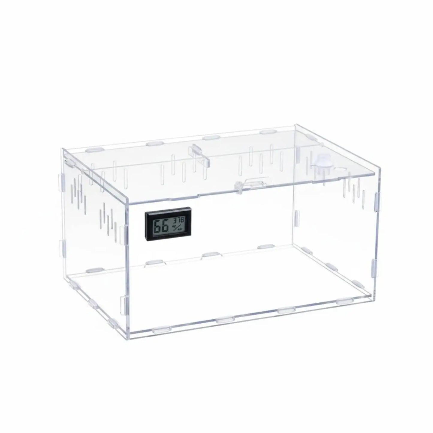 Transparent reptile enclosure, Tall, transparent, clear reptile habitat,