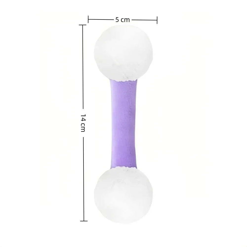 New Soft Q Tip Cat Self-Play Giant Swabs Shape Cotton Swab Shape Cat Durable Bite-Resistant Interactive Cat Indoor Cats