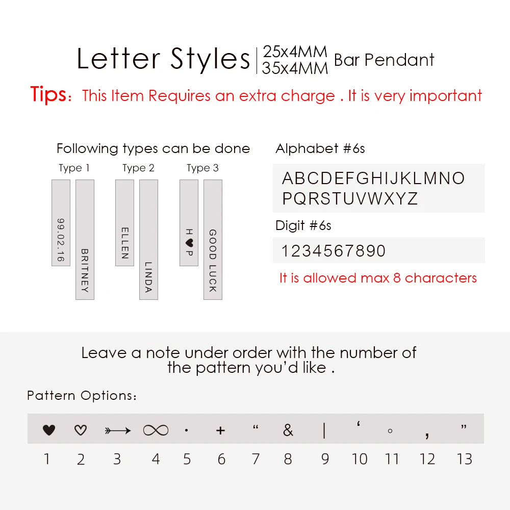 EManco Stainless Steel Long Engraved Necklace Double Pendant Name Personalized Engraved Necklace Birthday Gift