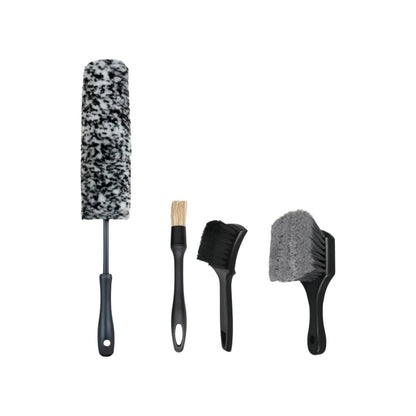 Auto Wheel Rim Brush Soft Bristle Long Car Tire Detailing Washing Tool for Exhaust Tips Engine Vehicle Motorcycle Truck SUV RV