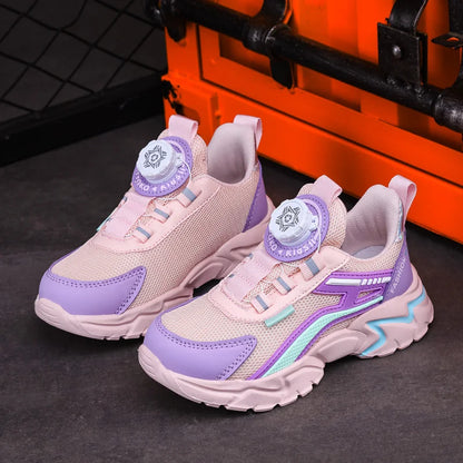 New Children Sports Shoes Boy Sneaker Black Mesh Summer Breathable Kids Casual Shoes Boy Running Tennis Running Sneaker
