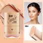2-in-1 Concealer and Foundation Stick, Covers Dark Circles, Waterproof and Sweat-Resistant, Creates Flawless-Looking Makeup