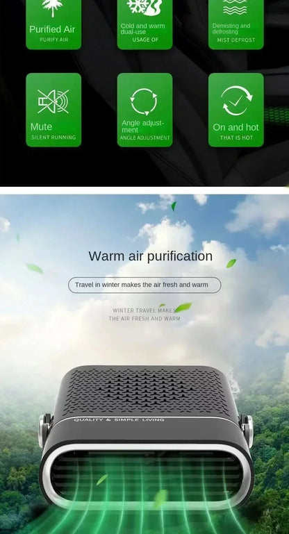 4 in 1 Car Heater Fan 12V/24V 150W Car Heater Electric Cooling Heating Auto Windshield Defroster Defogging Demister Webasto