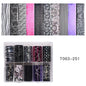 10 Patterns New Metal Nail Foils for Transfer Paper Stickers Floral Chameleon Nails Wraps DIY Water Marble Nail Art Decorations