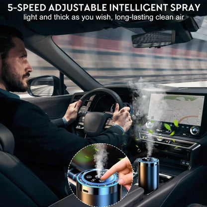 5 Modes Adjustable Smart Car Air Freshener Car Smell Air Freshener Automatic Car Scent Starry Sky Ceiling Ambient Light