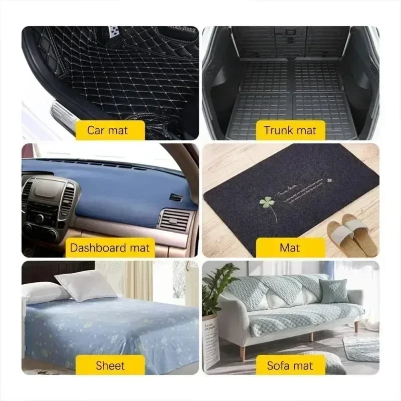 Car Double Faced Fixing Stickers for Carpet Pad Dashboard Mat High Adhesive Fixed Patch Floor Mats Anti Skid Grip Tape Sticker
