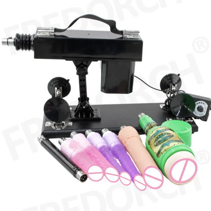FREDORCH Upgraded Sex Machine for Women with Dildos Automatic Masturbation Machine Pump Gun Love Machine Couple Sex Toys