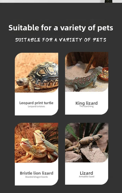 SuperRep Reptile Basking Spotlight-UVA Focused Heat Lamp for Tortoises&Bearded Dragons-Adjust Beam Sunning Light for Terrariums
