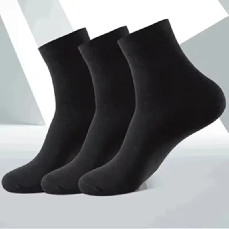 5 Pairs Socks MEN'S Mid-calf Spring and Autumn Sports Sweat Anti-odor MEN'S Socks Thin Sports Socks