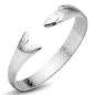 New Creative Fashion Personality Lucky Fortune Transfer Dragon Bracelets 925 Sterling Silver Jewelry Fish Bangles TYB110