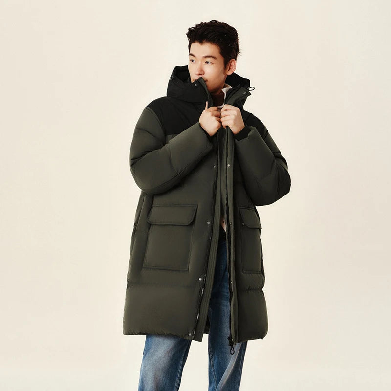 Semir Down Jacket Men 2026 New Waterproof Thick Outerwear Long Length Winter Clothing Couple