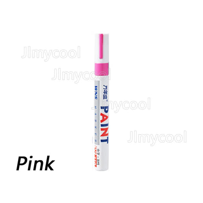 Car Paint Scratches Repair Brush Pen Black White Red Silver Waterproof Water Paint Marker Pen Car Tire Tread Care Automotive
