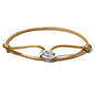 Zalman Wholesale GDS888 Luxury Unisex Bracelet 3 Metal Buckle Hand Chain Adjustable Men's Rope Bracelet for Women Jewelry Gifts