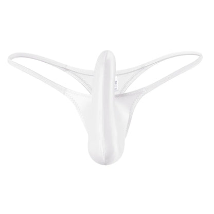 YAULAANG Sexy men's gloss gay underwear oily G-Strings thong Shiny low-waisted High Elasticity mens lingerie