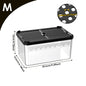Magnetic Reptile Breeding Box with Sliding Cover Universal Design for Lizards Geckos Horned Frogs Snakes And Spiders