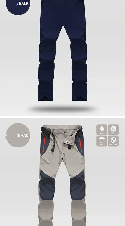 Tactical Waterproof Cargo Pants Men Spring Summer Quick Dry Long Trousers Outdoor Sports Trekking Camping Fishing Pants 4XL