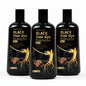 Pure Black Hair Dye Shampoo 3in1. Long Lasting Rich Color, Gray Coverage. Organic Ginger Polygonum Extracts. Gentle Effective.
