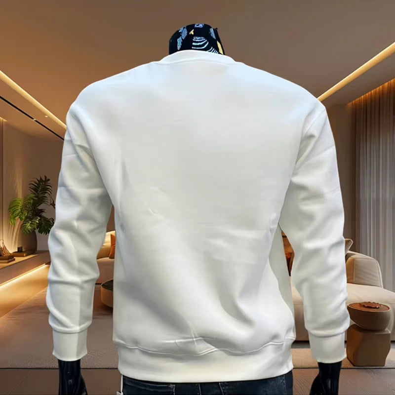 Mens Sweatshirts Hot Sales Italy Urban Printing O-Neck Tops Man High Grade Sports Clothing Casual Pullover Jogging Sweatshirts