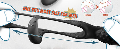 Anal Vibrator 360 Rotate Anal Beads Male Prostate Massager with Cock Ring Wireless Control Vibrating Butt Plug Sex Toys for Men