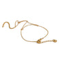 Yhpup Trendy Stainless Steel Zircon Beads Back of Hand Chain Finger Bracelet Fashion Chic Sexy Jewelry Waterproof Wholesale Gift