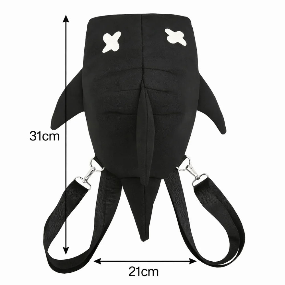 Adjustable Strap Shark Backpack Unique Design Versatile Style Large Capacity Backpack New Design Unisex Model Casual Travel Bag