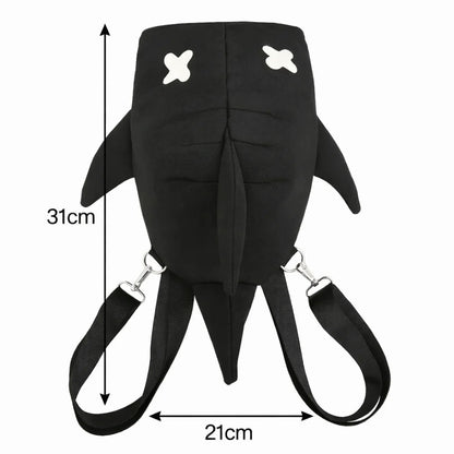 Adjustable Strap Shark Backpack Unique Design Versatile Style Large Capacity Backpack New Design Unisex Model Casual Travel Bag