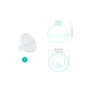 Cat Aerosol Chamber Pet Dog Portable Inhaler Spacer With Breathing Indicator Silicone Mask For Veterinary Equipment Vet Clinic