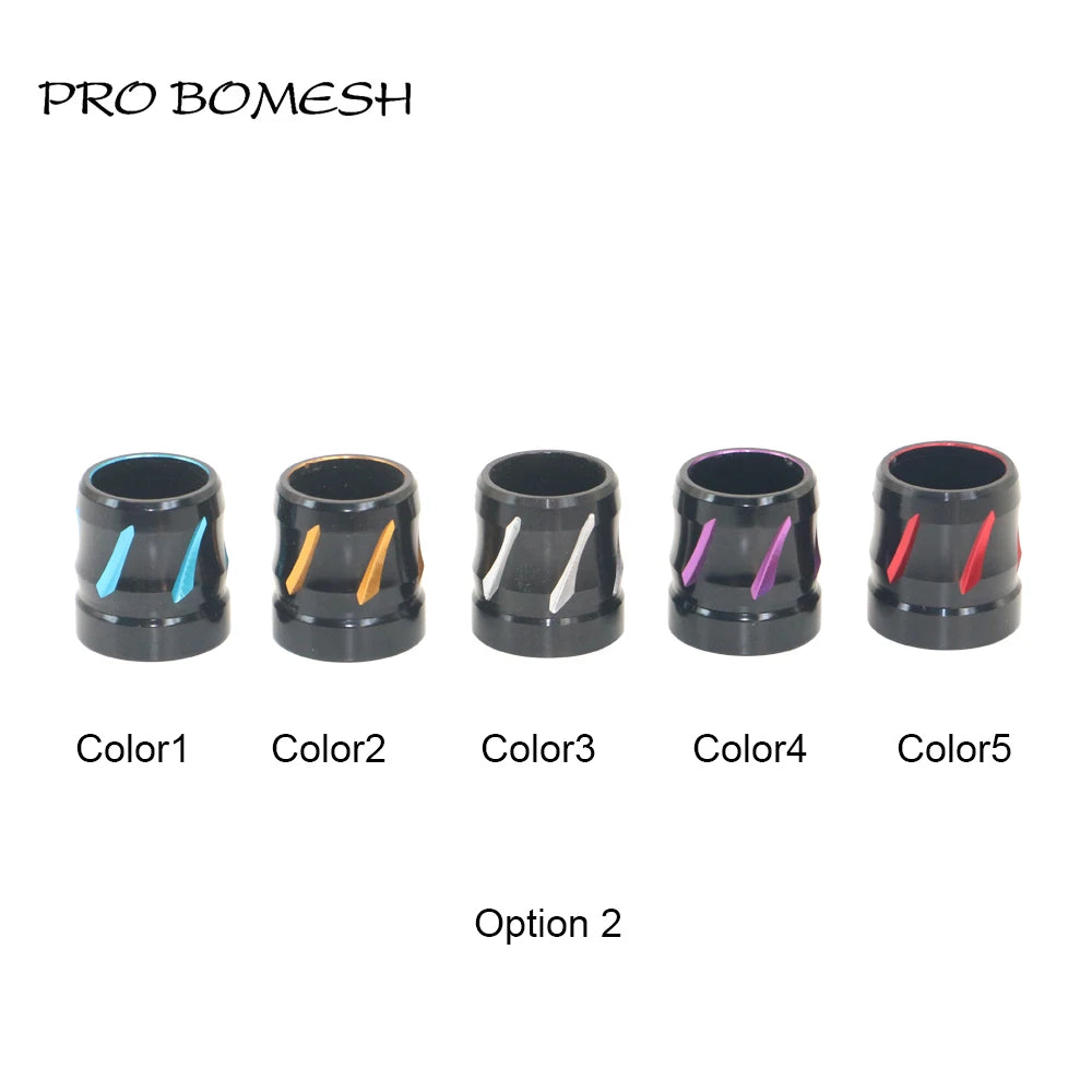 Pro Bomesh Aluminum Locking Nutt Fishing Reel Seat Decorative Trim Part DIY Fishing Rod Component Accessory