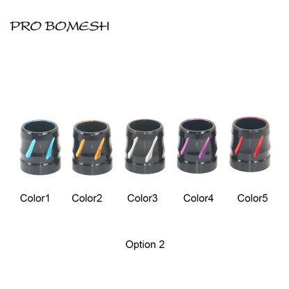 Pro Bomesh Aluminum Locking Nutt Fishing Reel Seat Decorative Trim Part DIY Fishing Rod Component Accessory