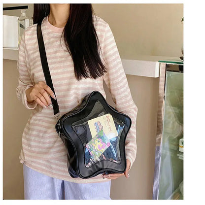 Cute Kawaii Ita Bag Original Anime Five Pointed Star Two-dimensional Crossbody Street Fashion Ulzzang Shoulder For Girls 2025
