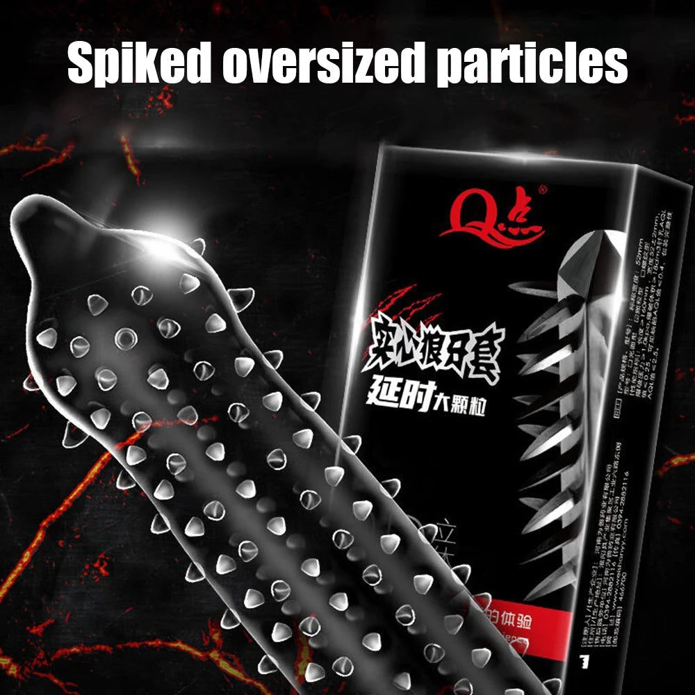 10/12PCS Super Dotted Condom Adult Sex Toys Stimulation Sleeves For Penis Male Contraception Condoms Erotic Product Sex Goods