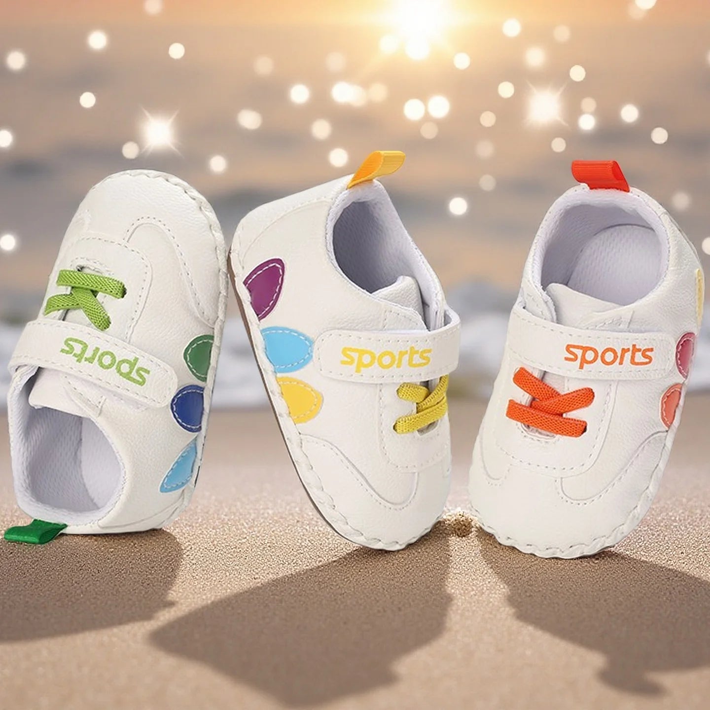 White Baby Shoes Casual Fashion Christening Baptismal FirstWalker Gentleman Baby Boy Shoes Sneakers