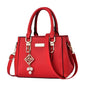 Trendy Leather Handbags Large Capacity Open Pocket Shoulder Bag Polyester Cotton Messenger Bag