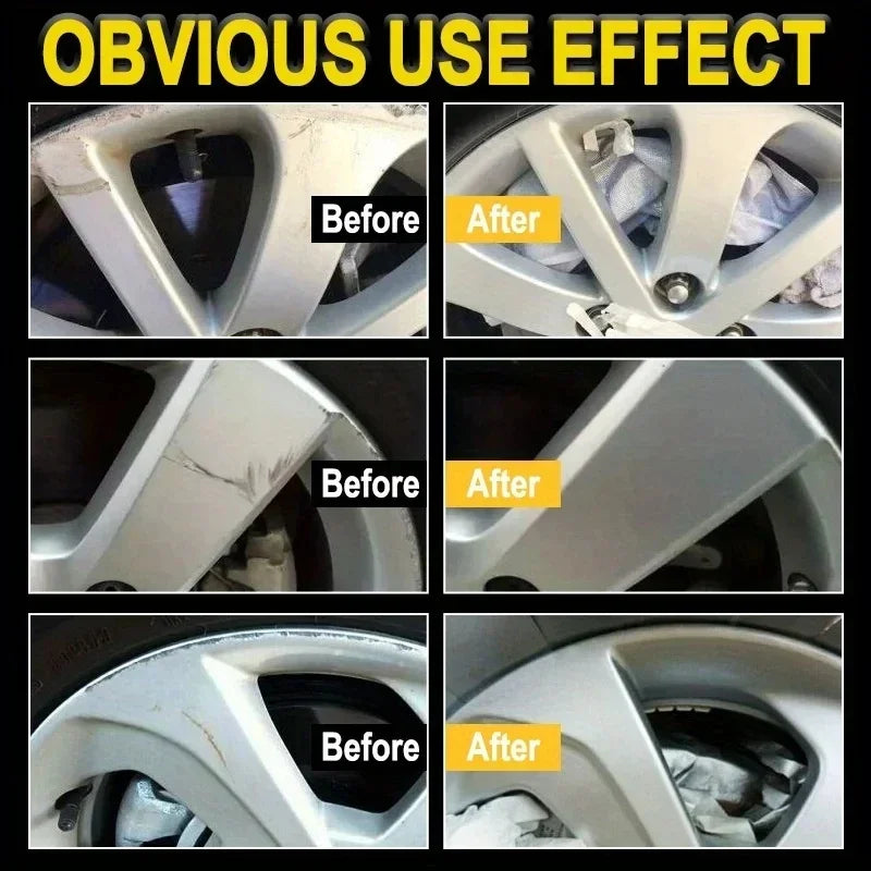 100g Car Wheel Scratch Repair Paste, Tire Wheel Scratch Repair Paint Paste - Aluminum Alloy Wheel Repair