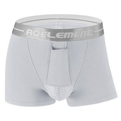 Bullet Separation Underwear Men's Ventilated and Breathable Summer Dry Underwear Ice Silk Pouch Ice Health Boxer Briefs