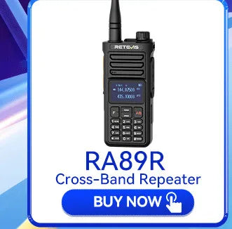 Retevis RT95 Mobile Ham Radio Two-way Car Radio VHF UHF Dual Band Mobile Radio Station Transceiver Base Station for Camping