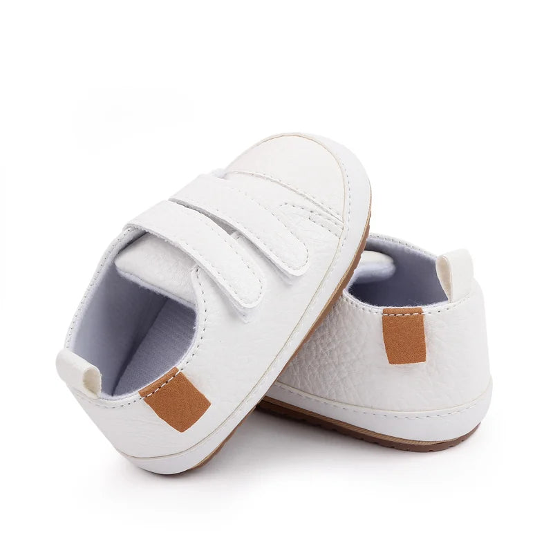 Baby Casual Sneaker Spring and Autumn Soft PU and TPR Sole Anti-slip High Quality Hot Selling 2023 New Fashion for Toddler 0-12M