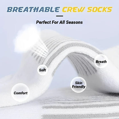 4 Pairs Sports Socks Cushioning Breathable Running High-Performance And Durable Outdoor For Men Women Men'S Gym Comfortable