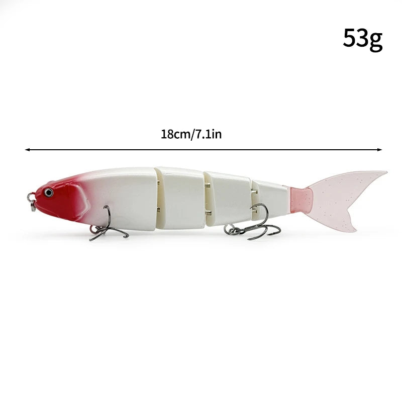 11.5cm/18.5g Balam Glide Bait Catfish Joint Giant Hard Bait Swimbait for Pike Bass Saltwater Glide Bait Leurre De Pêche