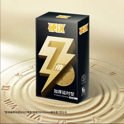 Delayed Ejaculation Condoms 7 Times Reduce Sensitivity  For Men Ultra Thick 0.07mm Thicker Condom Penis Cock Sleeves Sex Toys